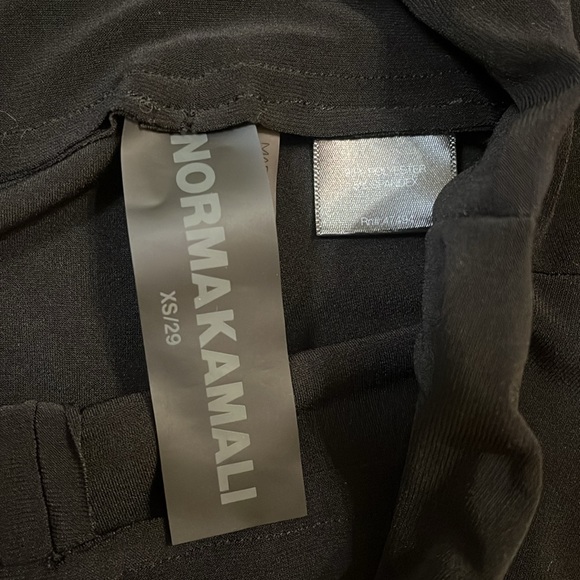 Like-New Norma Kamali Omo Printed Stretch-jersey Leggings Black Size XS - Picture 6 of 8